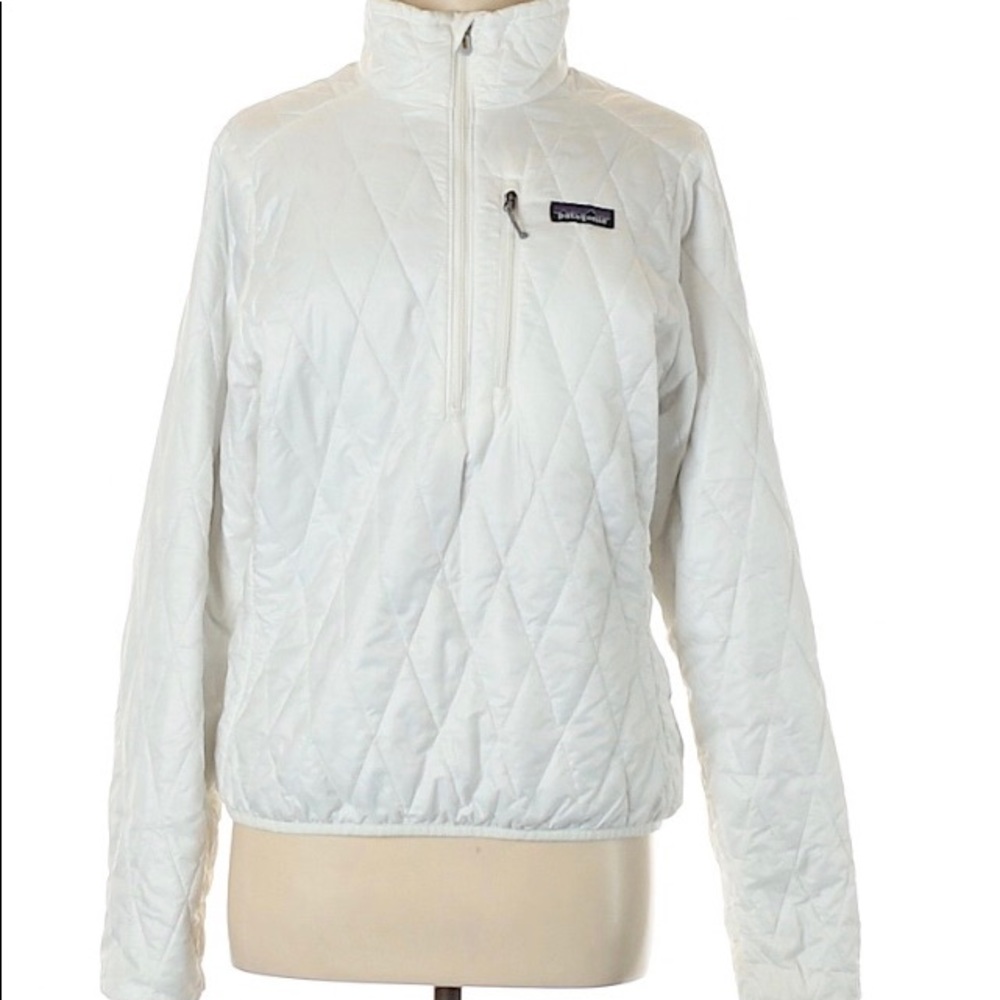 Patagonia Women’s Nano Puff Pullover Jacket White
